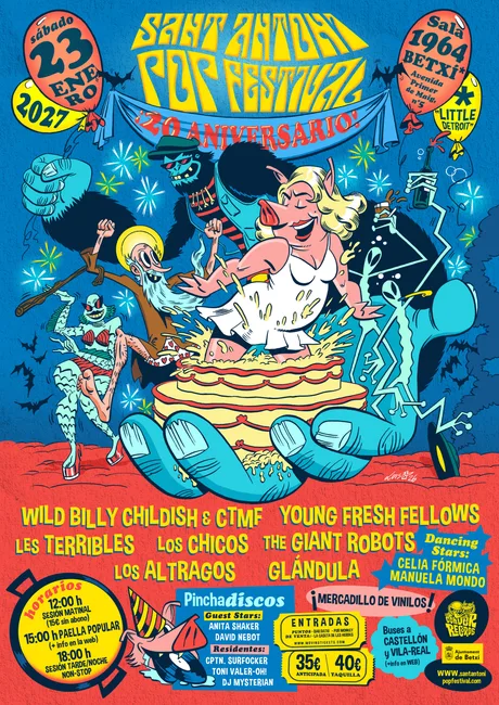 Sant Antoni Pop Festival 2027 - Cartell Oficial